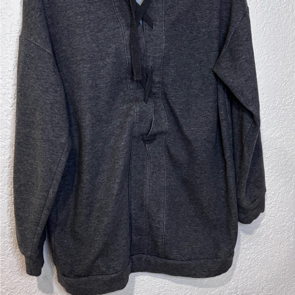 Fabletics Dark Gray Pullover Sweater - Picture 3 of 3